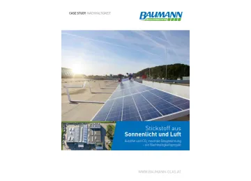 Stickstoff aus Sonnenlicht und Luft 2023