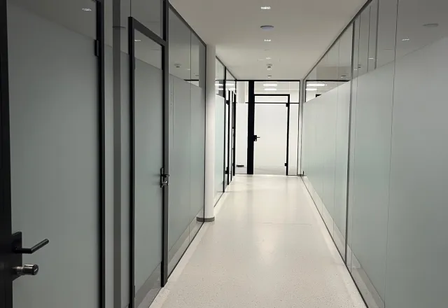 BAUMANN GLAS Glastrennwände Gamsjäger