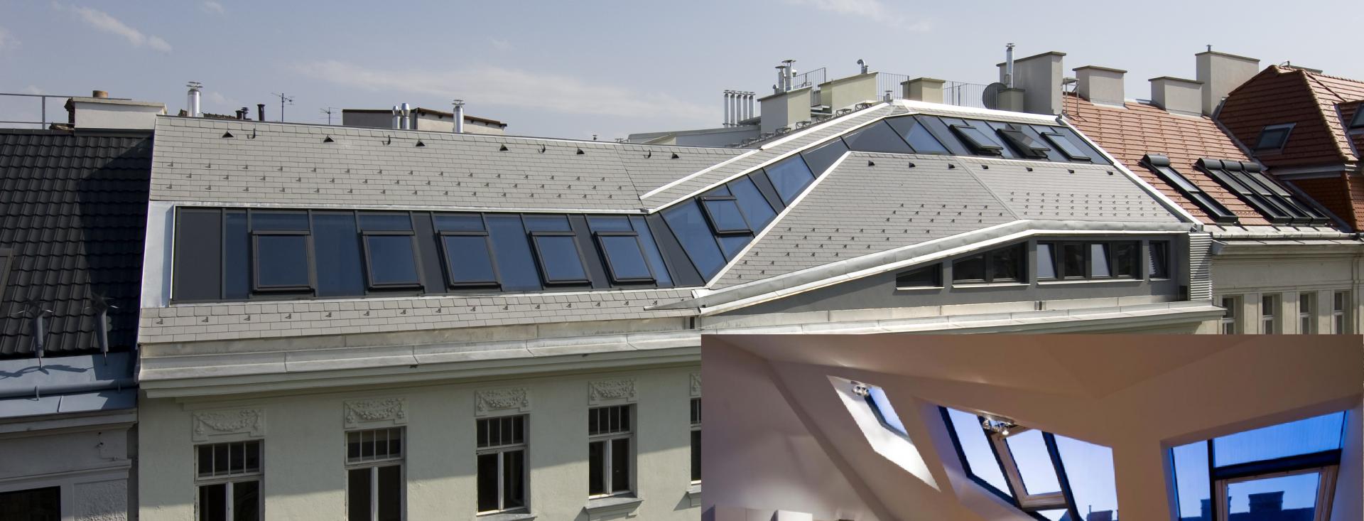 BAUMANN GLAS Penthouse im Dachgeschoss BAUMANN GLAS Dachgeschossausbauten