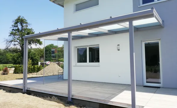 BAUMANN Glas Terrassendach