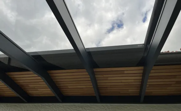BAUMANN Glas Terrassenüberdachung mit Glas