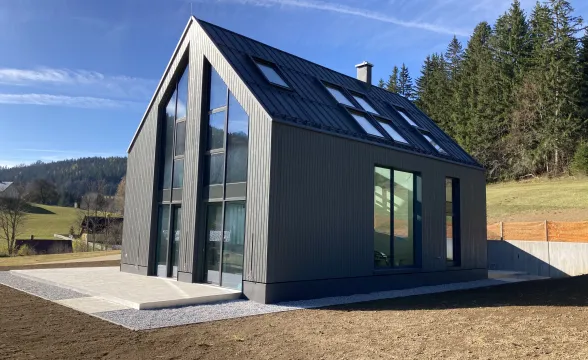 BAUMANN/GLAS/1886 GmbH Haus MOOSHUBEN Maia Zell Fassaden, Schiebetüren, Fenster & Türen