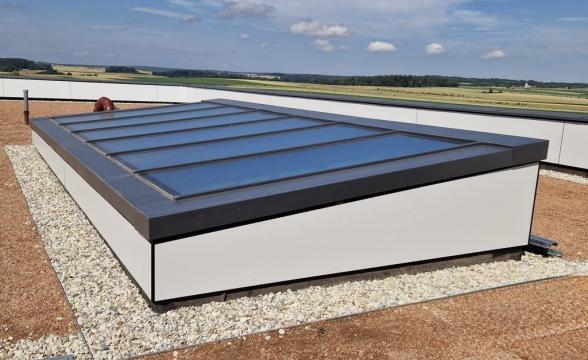 BAUMANN/GLAS/1886 GmbH Glasdach grau