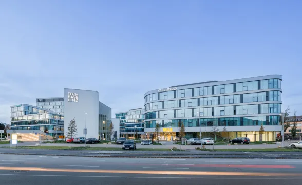 Firmenareal der Techbase Linz