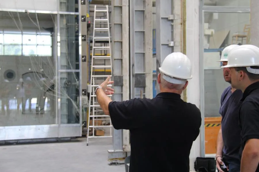 BAUMANN GLAS Brandschutzprüfung IBS