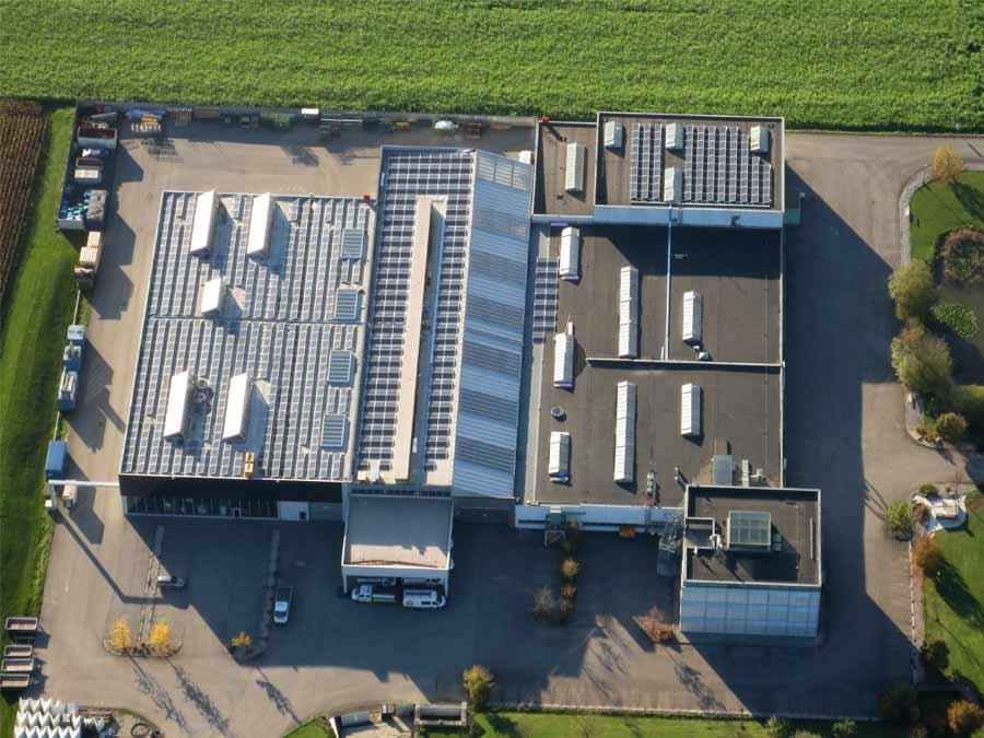 BAUMANN/GLAS PalmhausWerk 350 kW Photovoltaikanlage