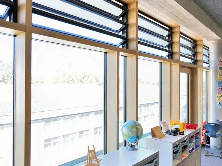 BAUMANN GLAS Lamellenfenster Lüftung