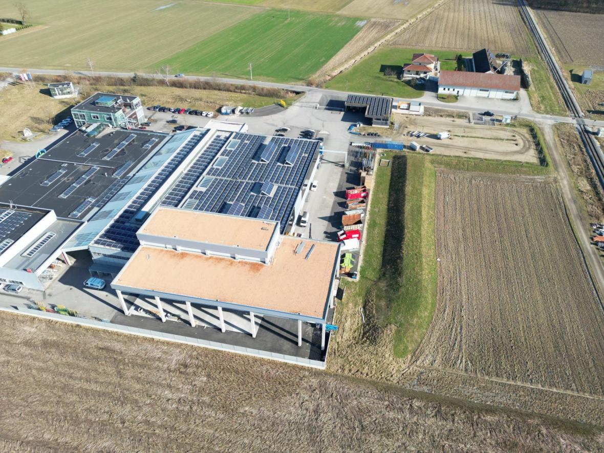 BAUMANN GLAS Erweiterung Langgutlager und Mitarbeiterparkplatz BAUMANN GLAS Langgutlager und Mitarbeiterparkplatz