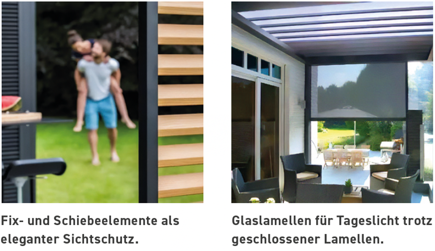 Extras Lamellendach