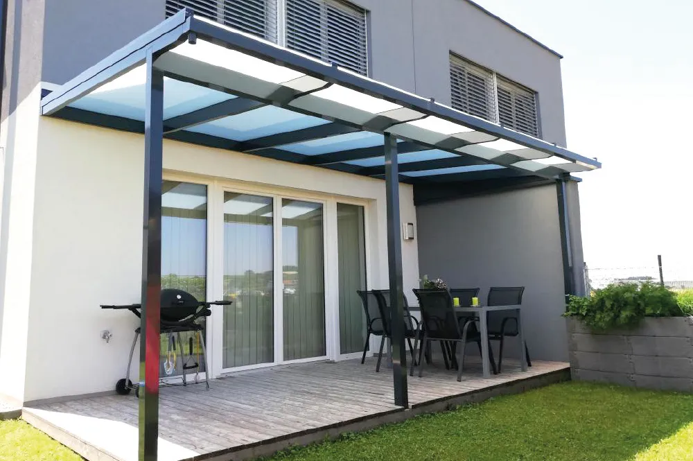 Terrassendach Glas massgeschneidert