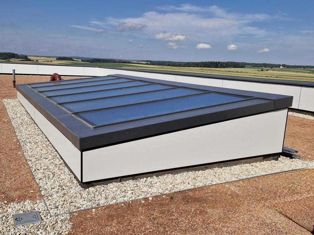 BAUMANN/GLAS/1886 GmbH Glasdach grau